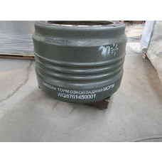 Барабан тормозной задний HOWO мост MCP16 WG9761450001