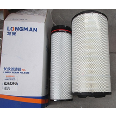 Фильтр HOWO T5G, воздушный, K2652 (WG9X25190062, WG9X25190061), LONG MAN