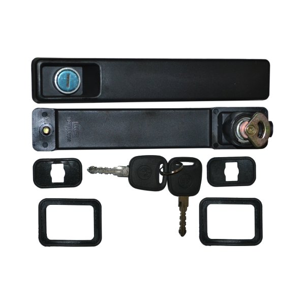 Ручка двери наружняя SHACMAN F2000 F3000 (КОМПЛЕКТ 2 ШТ) c ключем 81.97100.6098