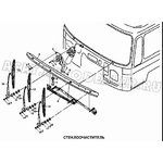 Кронштейн стеклоочистителя SHACMAN F2000, F3000, MAN (планка под лобовым стеклом) 81.62410.5031