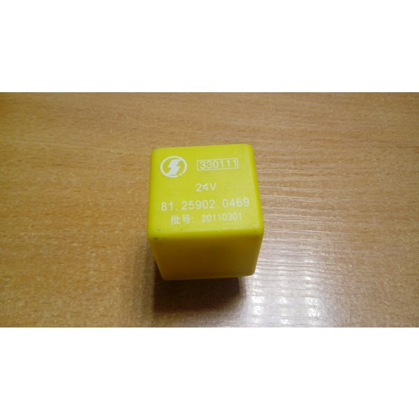 Реле 81.25902.0469 задних ПТФ (24V,4конт) SHAANXI
